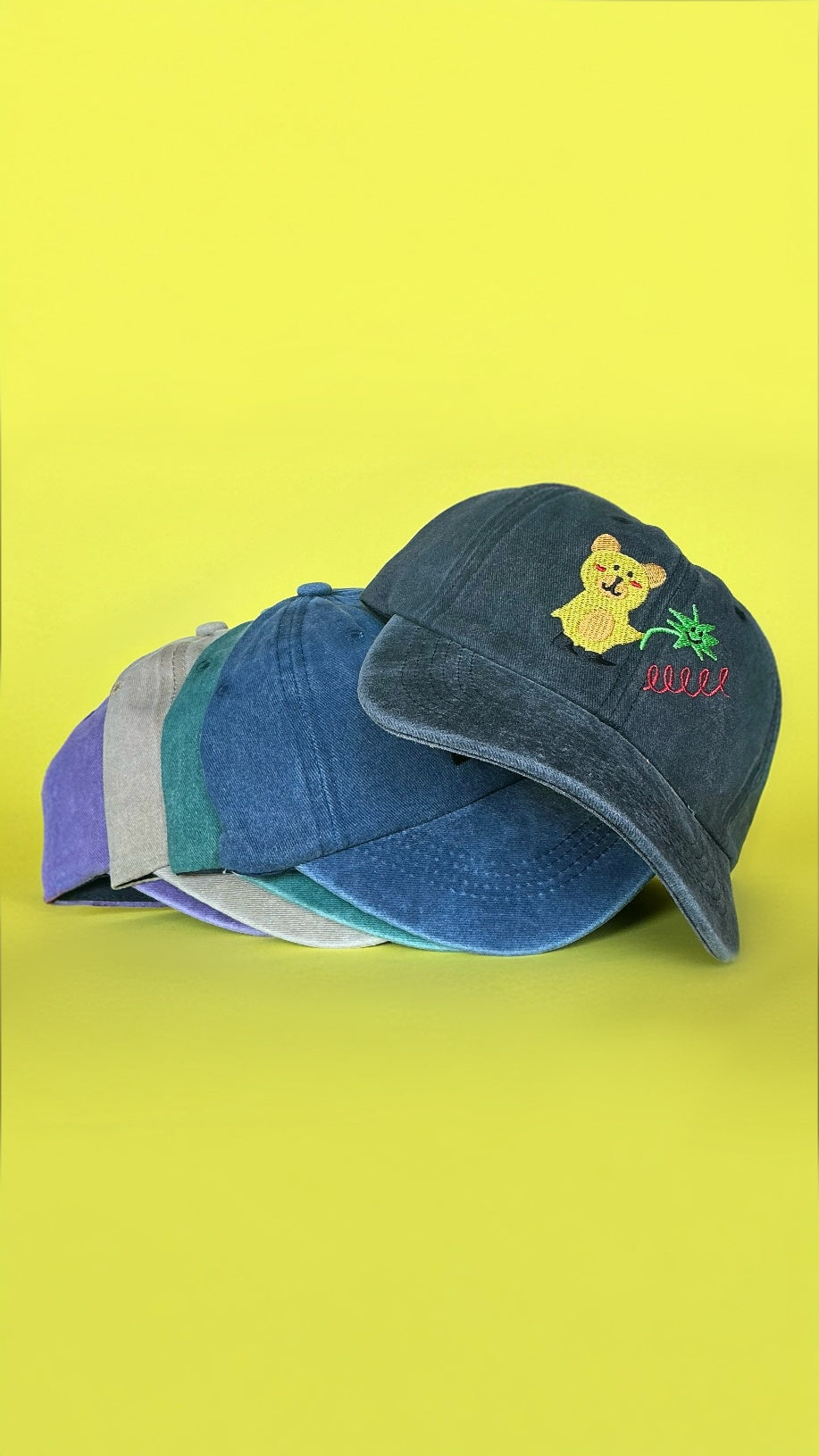 gorro OSO CON FLOR