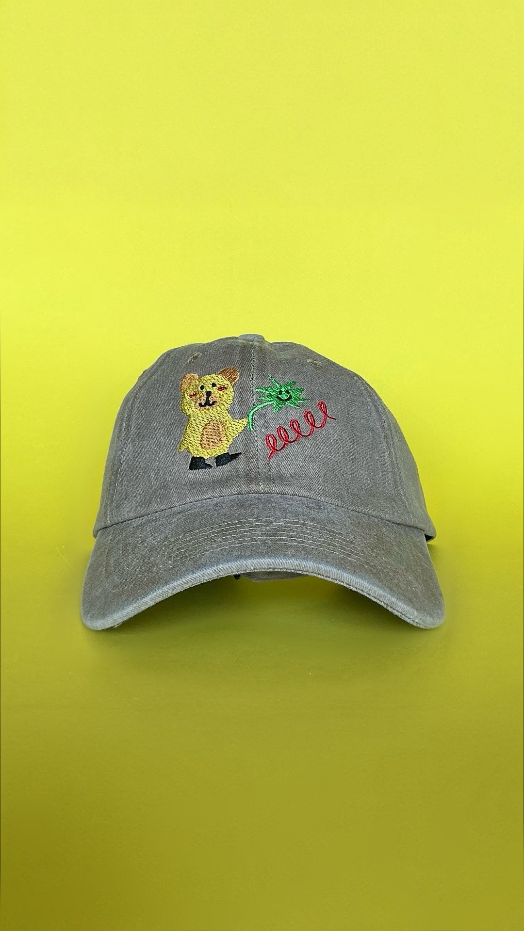 gorro OSO CON FLOR
