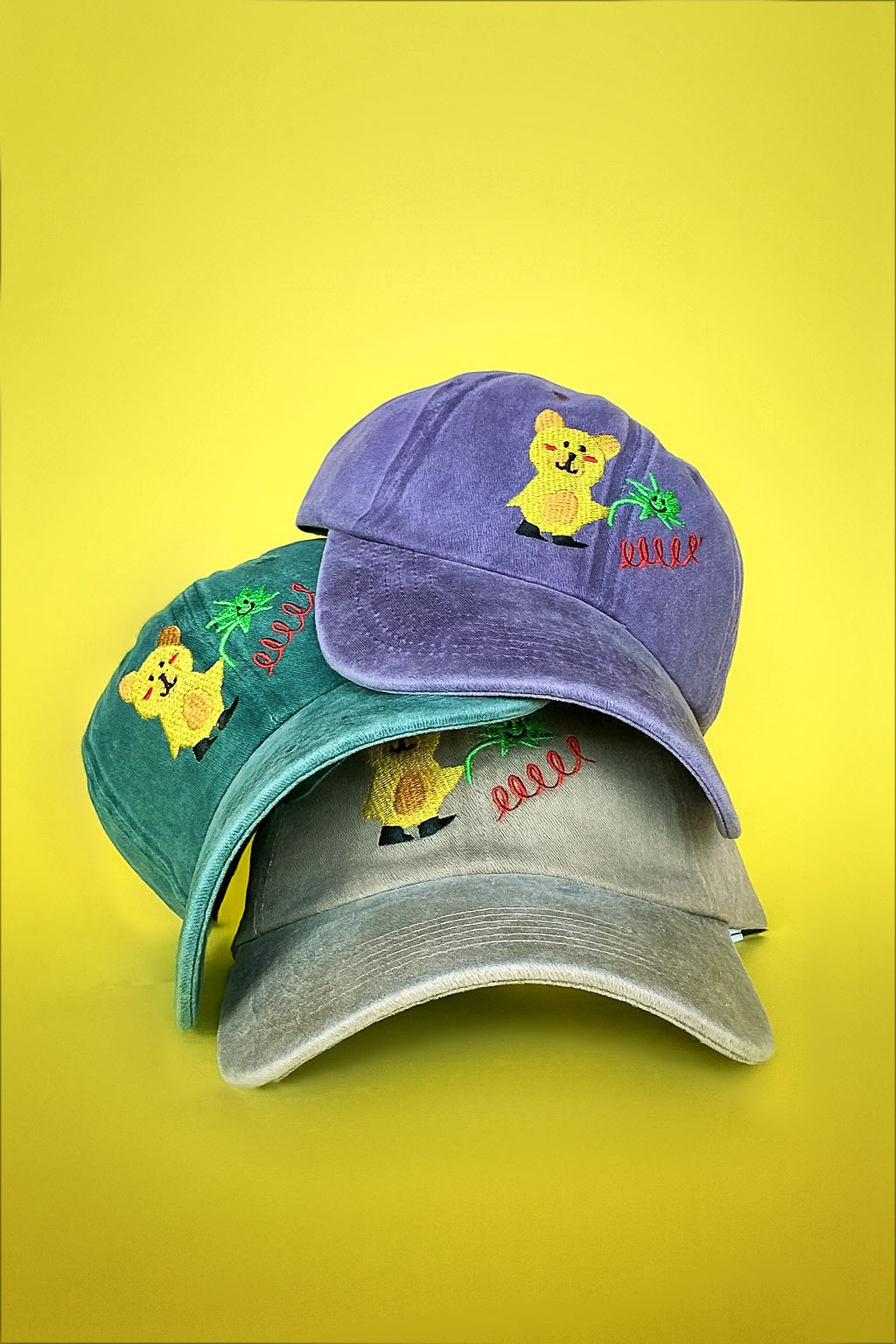 gorro OSO CON FLOR