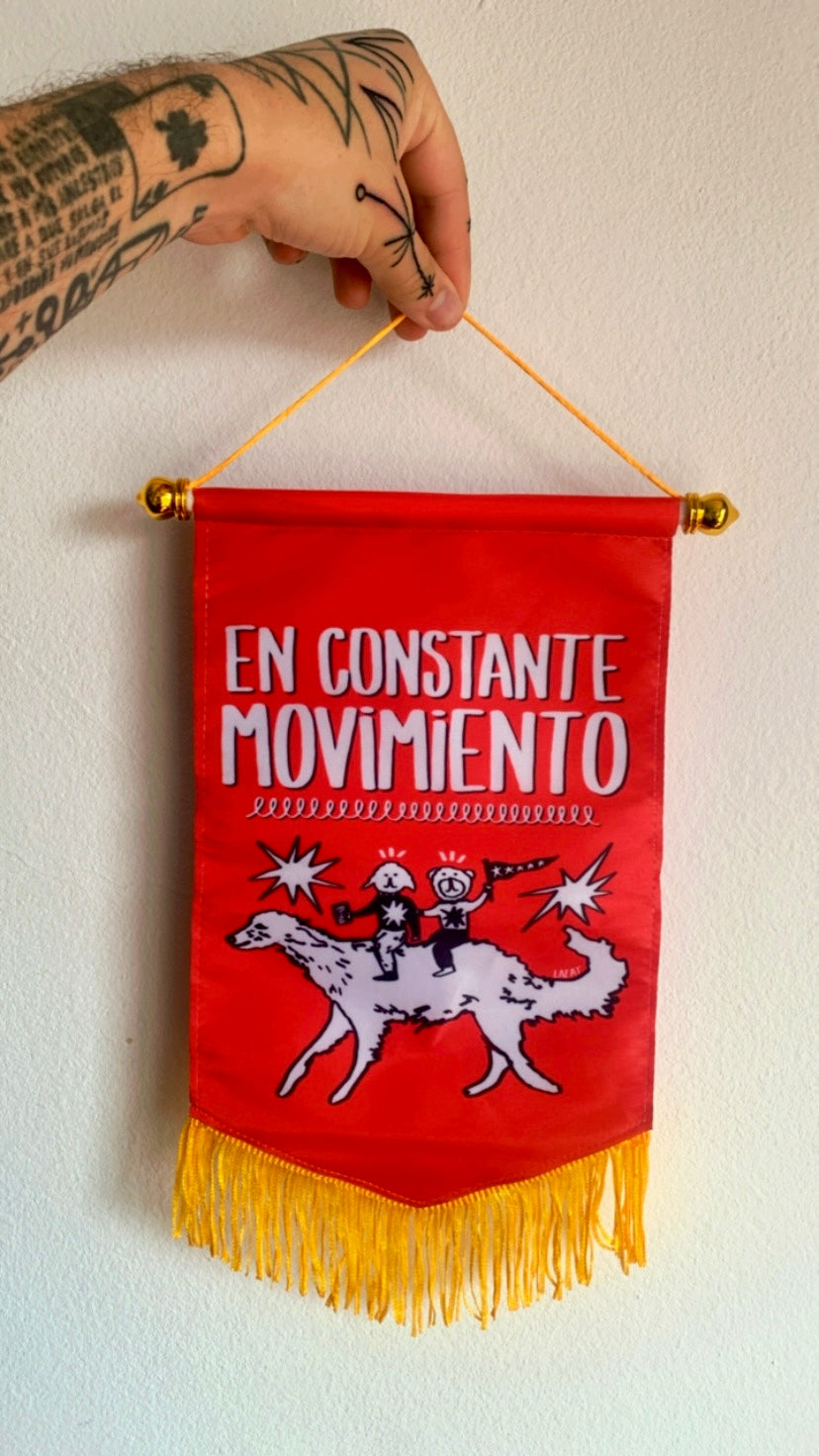 banderín EN CONSTANTE MOVIMIENTO