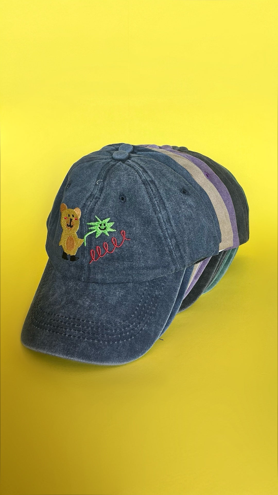 gorro OSO CON FLOR