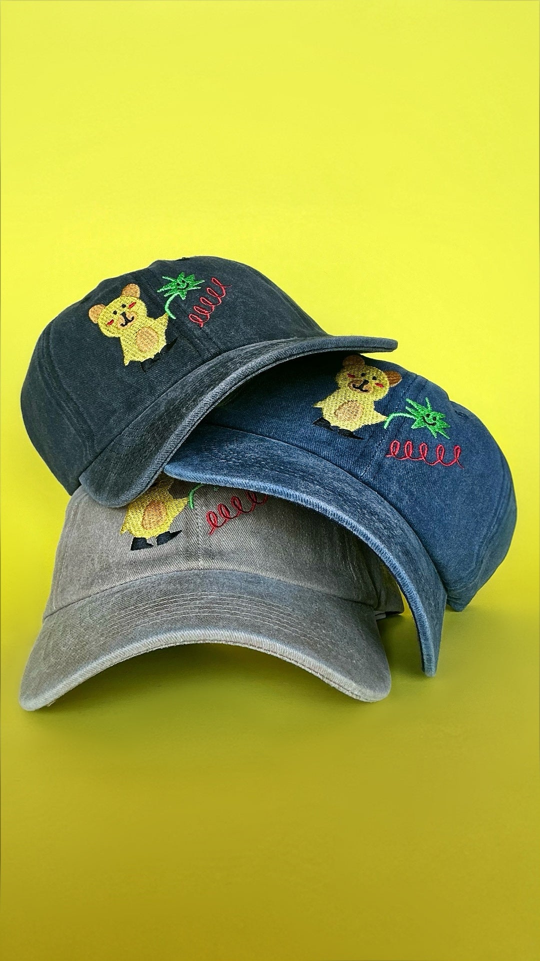 gorro OSO CON FLOR