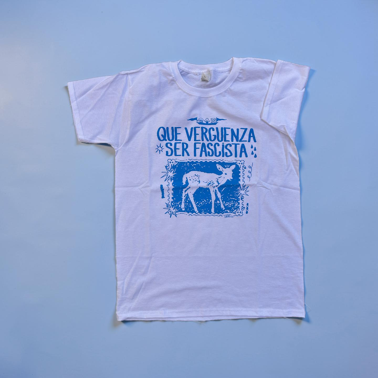 camiseta QUE VERGÜENZA SER FASCISTA