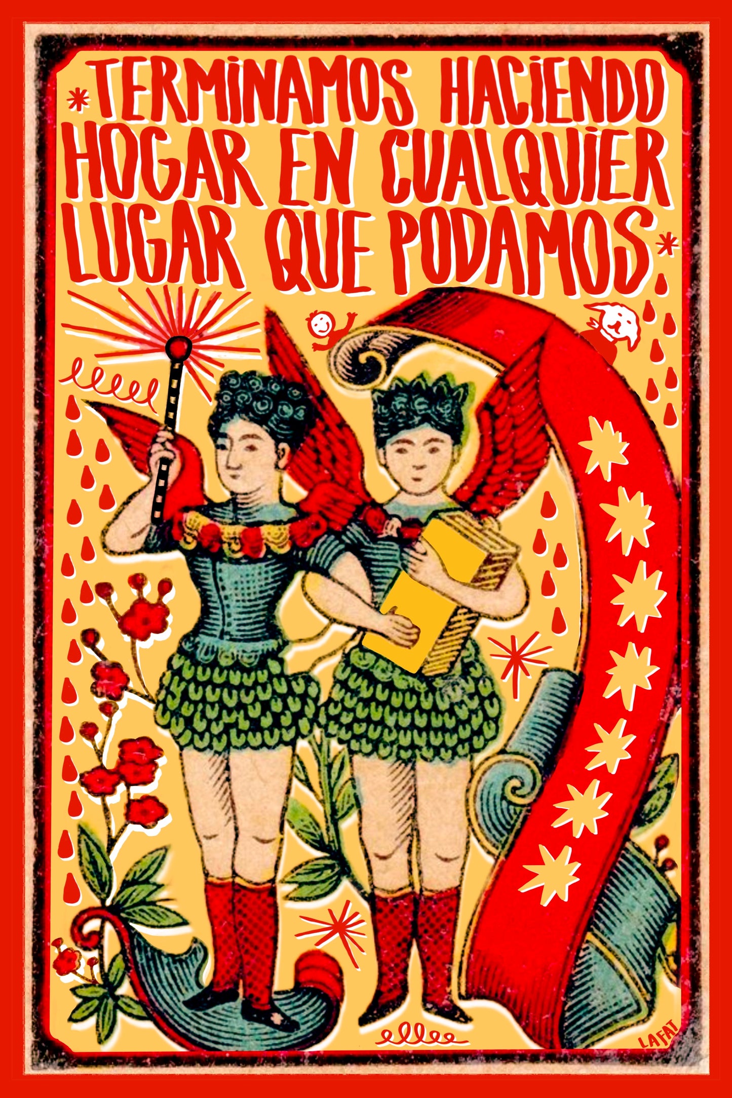 bandera TERMINAMOS HACIENDO HOGAR
