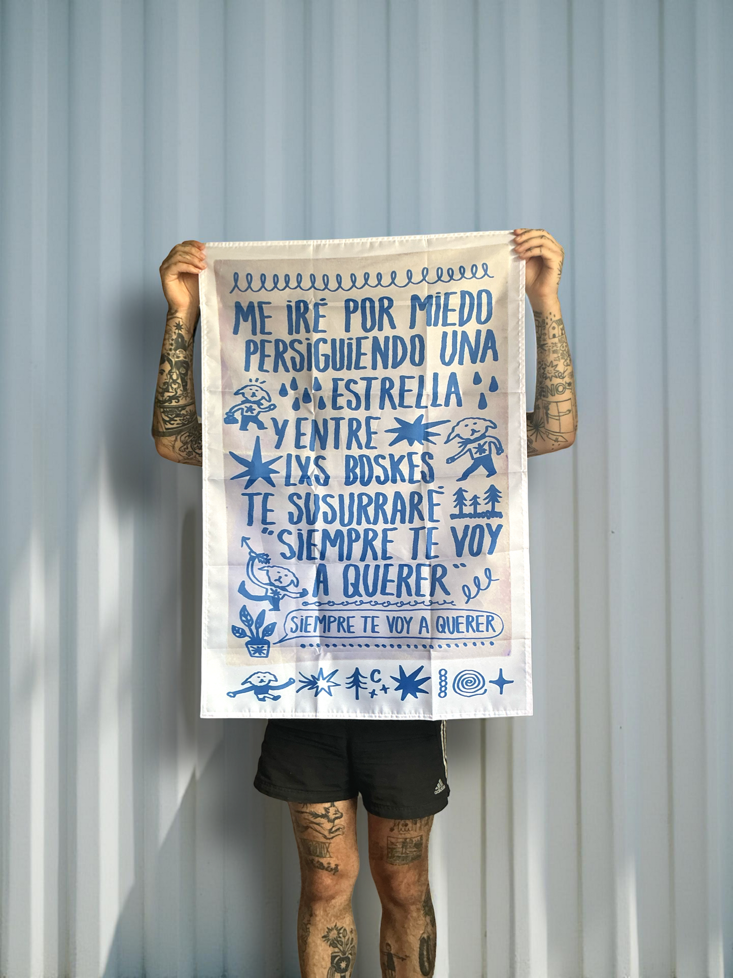 bandera ME IRÉ POR MIEDO PERSIGUIENDO UNA ESTRELLA