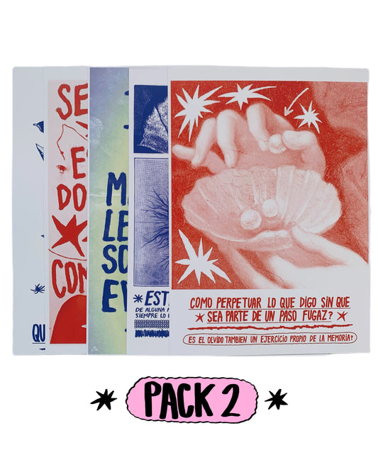 PACK 2 - prints (5 ejemplares)