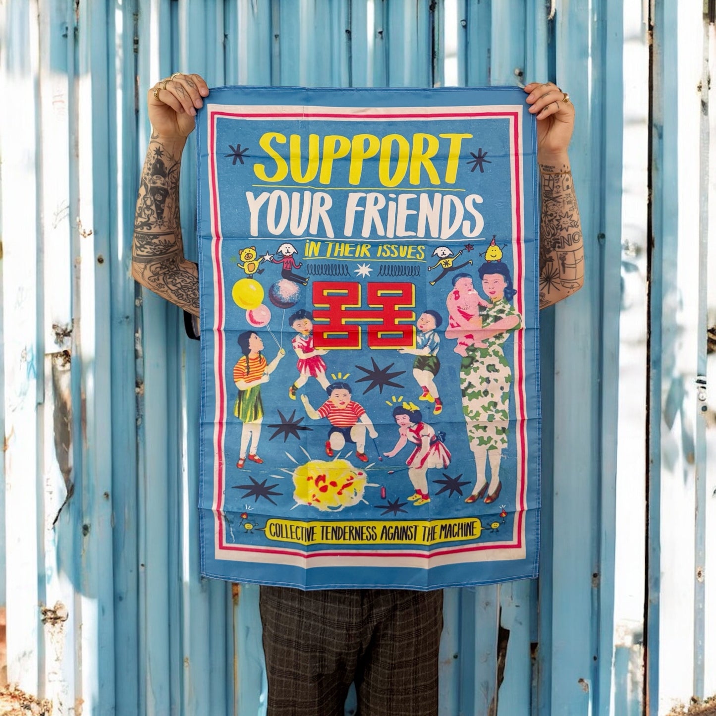 Bandera SUPPORT YOUR FRIENDS