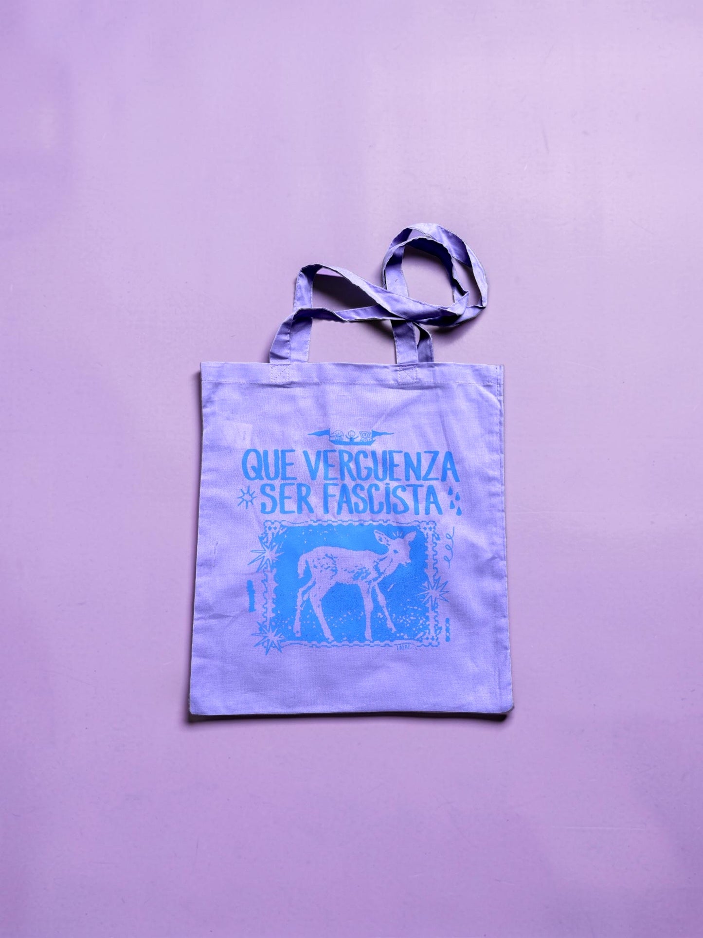 Bolso tote bag QUE VERGUENZA SER FASCISTA