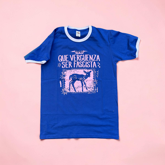 camiseta QUE VERGÜENZA SER FASCISTA
